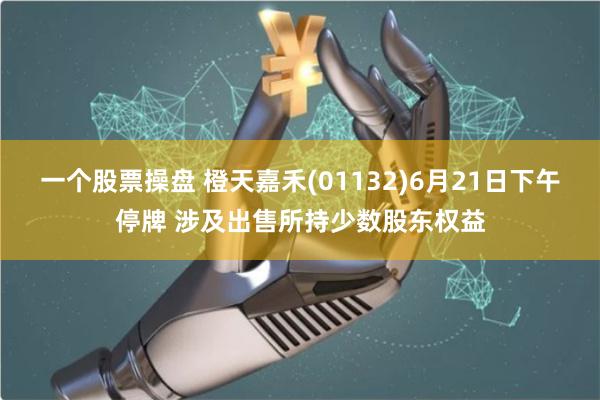 一个股票操盘 橙天嘉禾(01132)6月21日下午停牌 涉及出售所持少数股东权益
